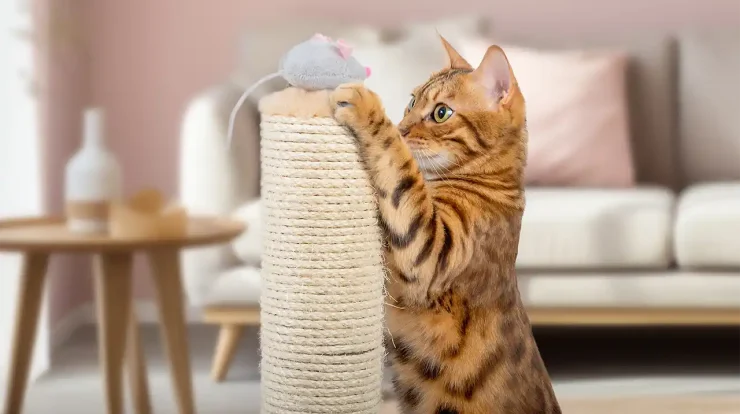 Jucării pentru pisici, accesorii care încurajează joaca și activitatea felinelor